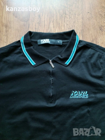karl lagerfeld - страхотна мъжка тениска КАТО НОВА М, снимка 4 - Тениски - 54189556