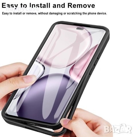 Honor Magic 8 Lite / FLEXI 360° Кейс калъф с протектор, снимка 4 - Калъфи, кейсове - 52952712