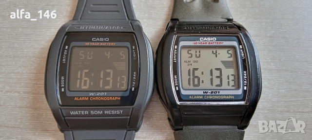 Лот часовници Casio W-201, снимка 9 - Мъжки - 54099132