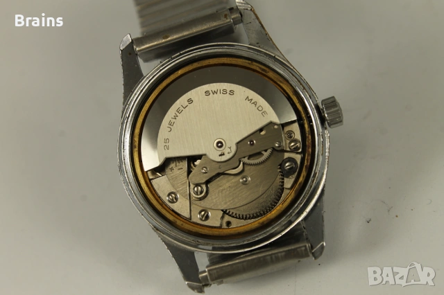 1960's LAGONDA Automatic 25 Jewels All Calendar Швейцарски Часовник, снимка 8 - Мъжки - 54100389