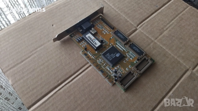 Видео карта Cirrus Logic CL-5436 ProLink/Pixelview MVGA-CL54XXP 1MB PCI, снимка 4 - Видеокарти - 54261395