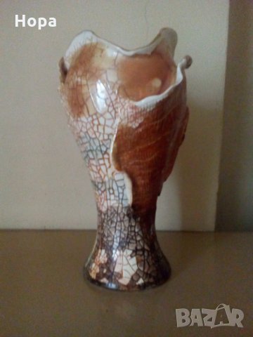 Арт ваза, керамика, снимка 3 - Вази - 33838989