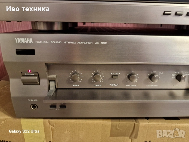 ,YAMAHA AX- 592/ TX-592 RDS, снимка 4 - Ресийвъри, усилватели, смесителни пултове - 53215487