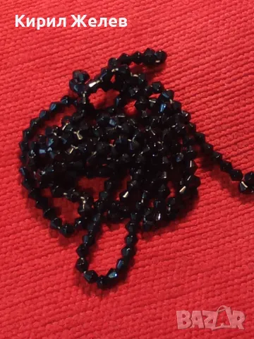 ПРЕКРАСНО НЕЖНО КОЛИЕ ОГЪРЛИЦА от ЧЕРЕН АХАТ 36618, снимка 8 - Колиета, медальони, синджири - 47111454