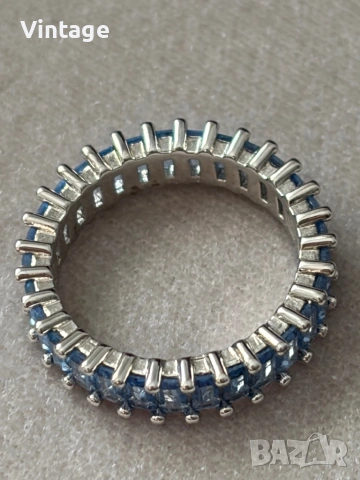 Оригинален марков пръстен с кристали Swarovski , снимка 6 - Пръстени - 54293311