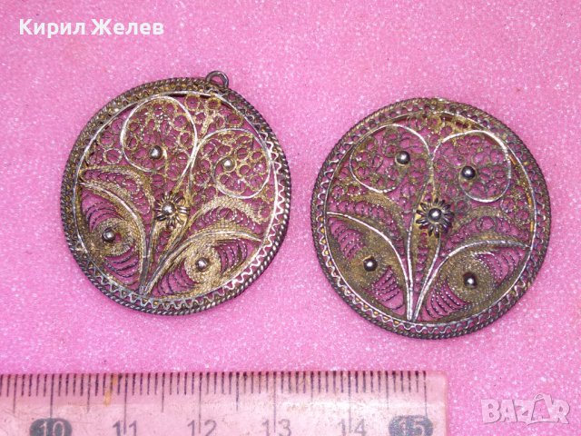 СТАРИННА АЖУРНА СРЕБЪРНА КУТИЙКА МЕДАЛЬОН ФИЛИГРАННО СРЕБРО ВИСОКА ПРОБА РЪЧНА РАБОТА УНИКАТ 43079, снимка 6 - Антикварни и старинни предмети - 44394170