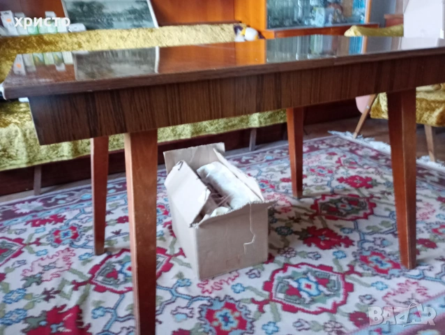 Продавам  трапезна  разтегателна  маса., снимка 2 - Маси - 54305265