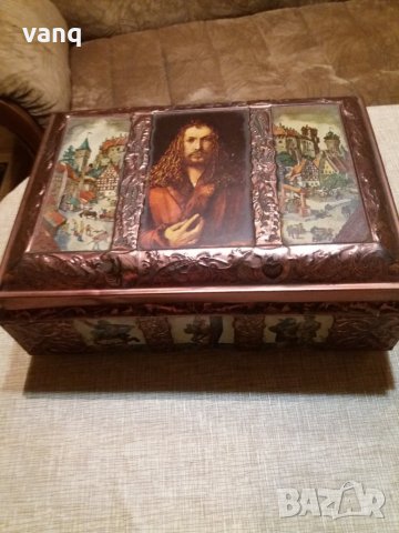 Голяма антична кутия от Е.Ото Шмит.Германият, снимка 8 - Антикварни и старинни предмети - 30224731