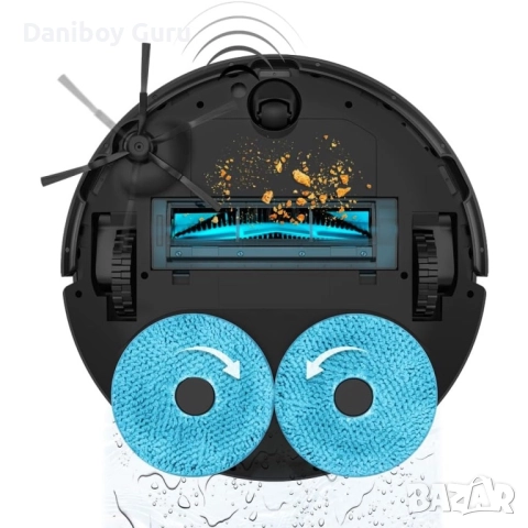 Прахосмукачка робот с моп Cecotec Conga 11090 Spin Revolution Home&Wash, снимка 4 - Прахосмукачки - 52788236