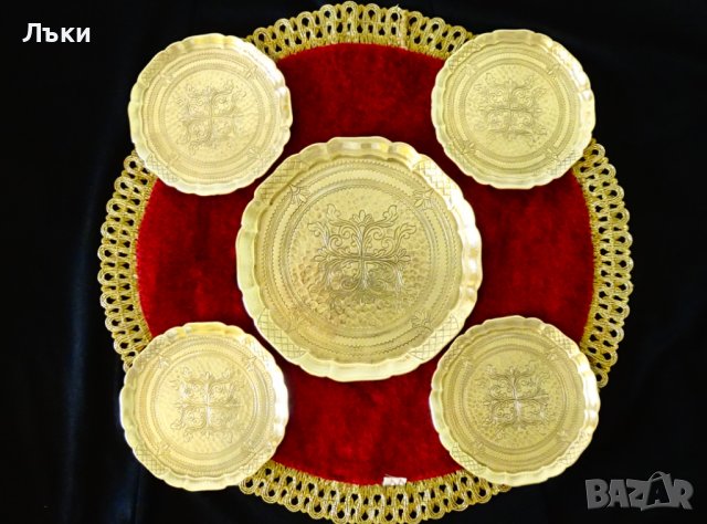 Авторска бронзова чиния,плато,поднос. , снимка 6 - Антикварни и старинни предмети - 36597595