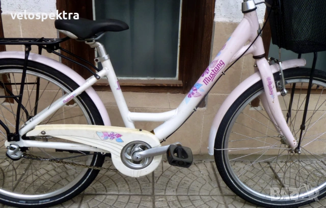 Мустанг Розово ! 24 цола капли ! Холандия ! Елегантен велосипед!, снимка 11 - Велосипеди - 54204925