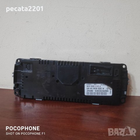 Продавам - оригинално управление на климатика за Мерцедес Ц клас W203, снимка 2 - Части - 37076495