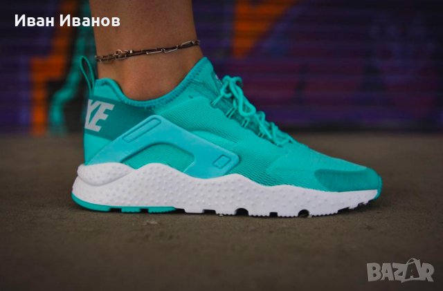 маратонки   Nike Air Huarache Run Ultra   Bright Turquoise номер 41, снимка 7 - Маратонки - 40634178
