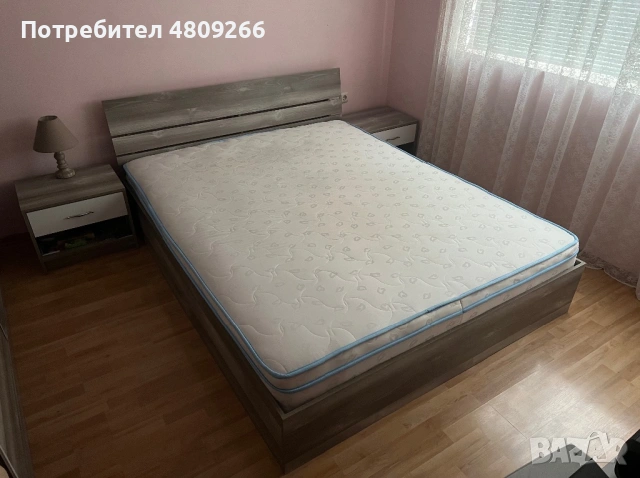 Легло + матрак и 2 шкафчета