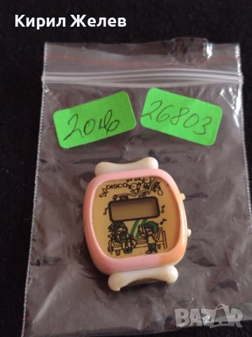 Детски модел електронен часовник рядък колекционерски от соца DISCO уникат - 26803, снимка 7 - Антикварни и старинни предмети - 36586241