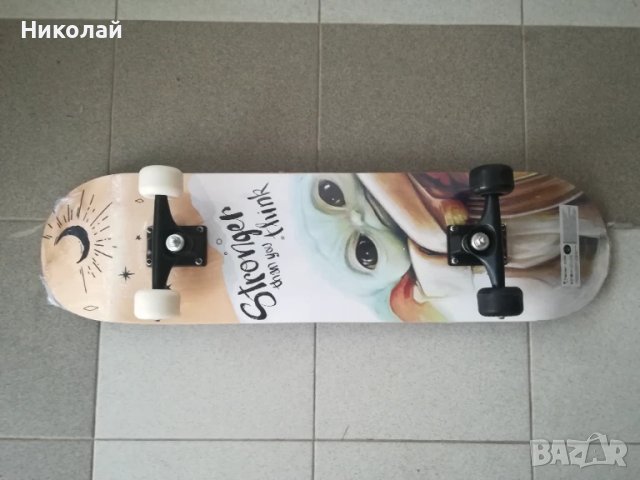 -45% НОВ Скейтборд Seven KIDS Movie Heroes MANDALOR Star Wars IAN GROGU, снимка 2 - Скейтборд, ховърборд, уейвборд - 50539875