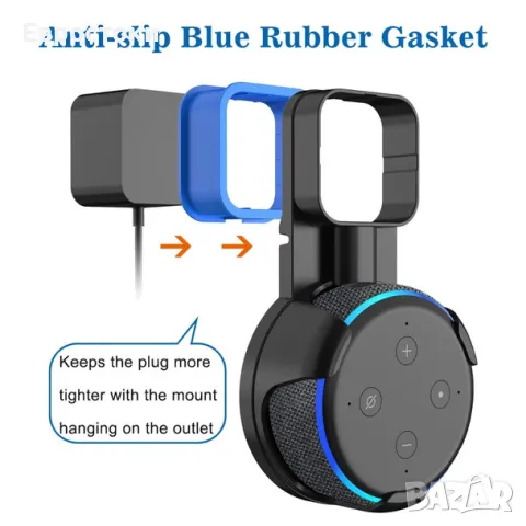 Outlet Държач, компактен корпус със скоба за Amazon Alexa Echo Dot 3-то поколение, снимка 2 - Други - 47816074