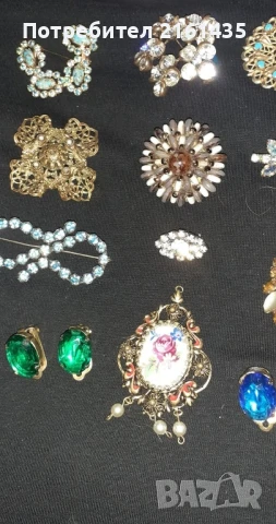 Прекрасни брошки на Яблонекс Чехословакия от 60-те и 70-те години на миналия век , снимка 3 - Други - 50958512