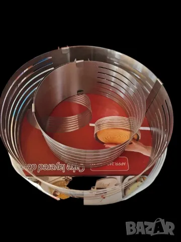 Форма за печива, от неръждаема стомана с процепи за равно изрязване на блатове - 2бр в комплект, снимка 3 - Други - 48917322