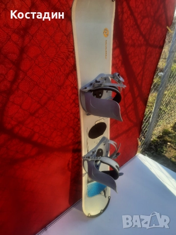 Сноуборд Rossignol Roc T Blue Ocean 134см  с автомати, снимка 6 - Зимни спортове - 52442509