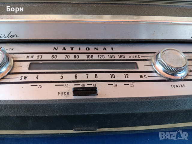 Грамофон-Радио NATIONAL  SG-551D, снимка 5 - Радиокасетофони, транзистори - 44926798