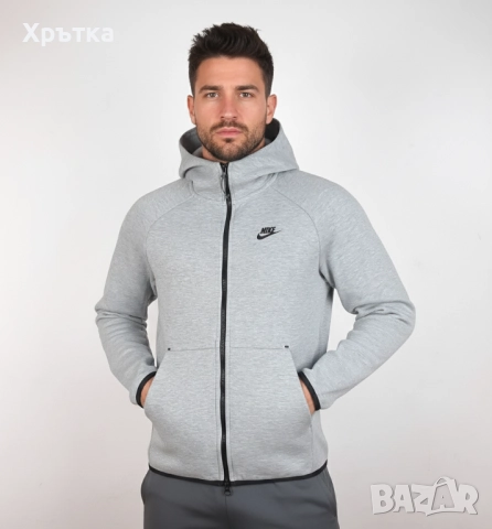 Nike Tech Fleece - Оригинално мъжко горнище размер S, снимка 1