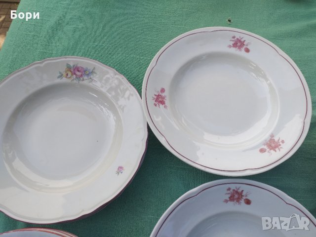 Български порцелан чинии,кана,купа, снимка 9 - Чинии - 34244475