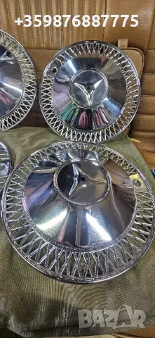 Ретро хром тасове 13 цола Руски Руско Москвич Жигули Жигула Шкода  , снимка 6 - Части - 50352002