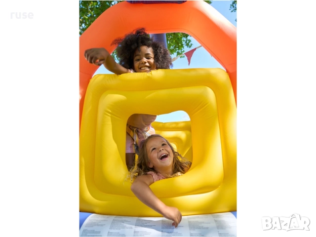 НОВИ! Надуваем детски замък батут с баскетболен кош , снимка 12 - Надуваеми играчки - 51694321