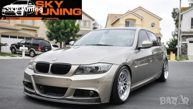 Bmw e90/91 LCI Лип Спойлер бмв е90/91 фейс добавка предна броня м тех, снимка 4 - Аксесоари и консумативи - 51954632