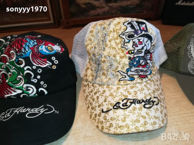 поръчани-ED HARDY-ШАПКИ ВНОС ГЕРМАНИЯ 0202221121, снимка 7 - Шапки - 35644030