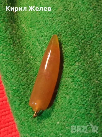 МЕДАЛЬОН от ПОЛУСКЪПОЦЕНЕН КАМЪК ЗЪБОВИДЕН АРТ ПЕНДАНТ 17143, снимка 7 - Колиета, медальони, синджири - 31263489