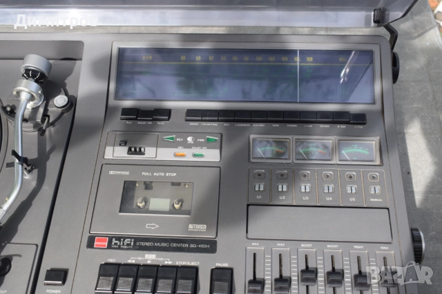 Sharp Stereo Music Center SG-450H, снимка 5 - Радиокасетофони, транзистори - 51726602