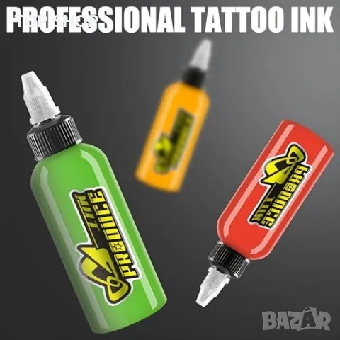 Нов Професионален комплект DLD мастила за татуировки 14 бутилки, 30ml, снимка 4 - Тримери - 49203186