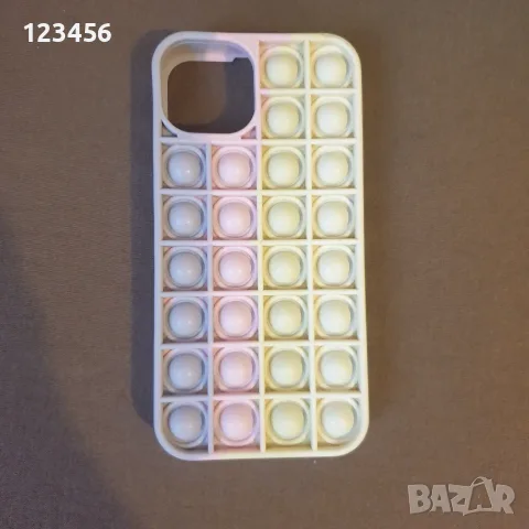 Мек силиконов антистрес калъф Pop it за Apple iPhone кейс за Айфон