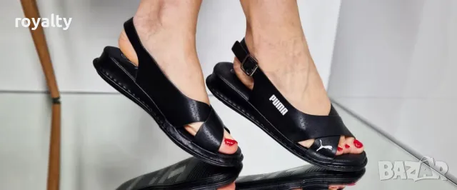 Puma черни дамски сандали , снимка 4 - Сандали - 50364815