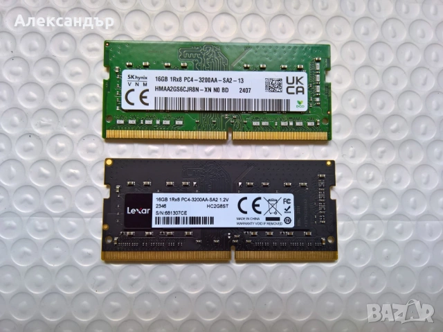 Рам памети по 16GB DDR4 3200MHz