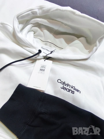 Нов Мъжки Суичър Calvin Klein Jeans Мъжки в Размер L, снимка 4 - Спортни дрехи, екипи - 53219981