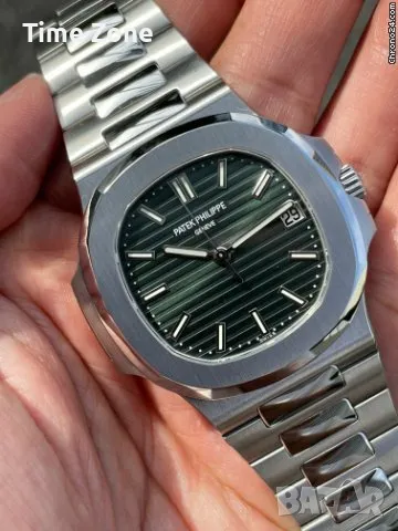 Patek Philippe Nautilus 40mm Steel Olive Green Dial Automatic Различни Варианти, снимка 13 - Мъжки - 48002729