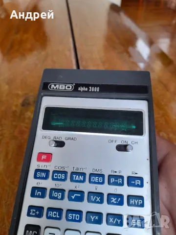 Стар калкулатор MBO alfa 3000, снимка 2 - Други ценни предмети - 47868090