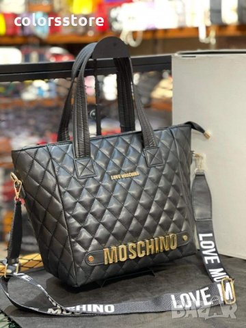 Черна чанта Moschino  код SG196, снимка 1 - Чанти - 35248349