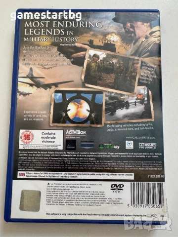 Call of Duty 2: Big Red One за PS2, снимка 2 - Игри за PlayStation - 51754159