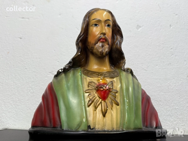 Скулптура / статуетка на Исус Христос. №7416 , снимка 9 - Антикварни и старинни предмети - 51917968