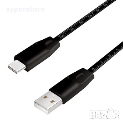 Кабел USB Type C към USB 2.0 Logilink CU0157 Черен, 1m USB Type C to USB M/M