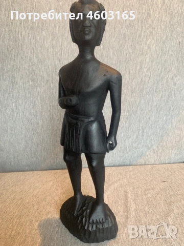 дървена фигура , снимка 4 - Антикварни и старинни предмети - 53938311