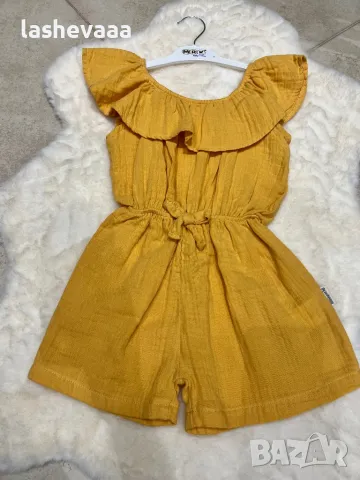 Гащеризон за момиче в жълто, снимка 1 - Детски рокли и поли - 49351307