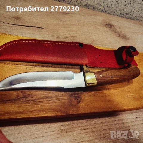 Нож ръчна изработка на Майстор П.Неделев Нов, снимка 10 - Ножове - 50885874