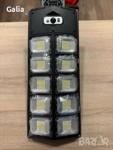 Led соларна улична лампа - сензор за движение и дистанционно управление, снимка 3 - Външни лампи - 54224040