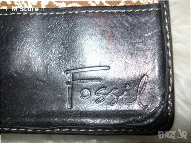  Fossil голям дамски кожен портфейл естествена кожа, снимка 5 - Портфейли, портмонета - 35643335