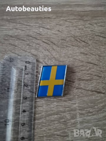 метална емблема шведски флаг за Волво Volvo, снимка 4 - Аксесоари и консумативи - 37252180